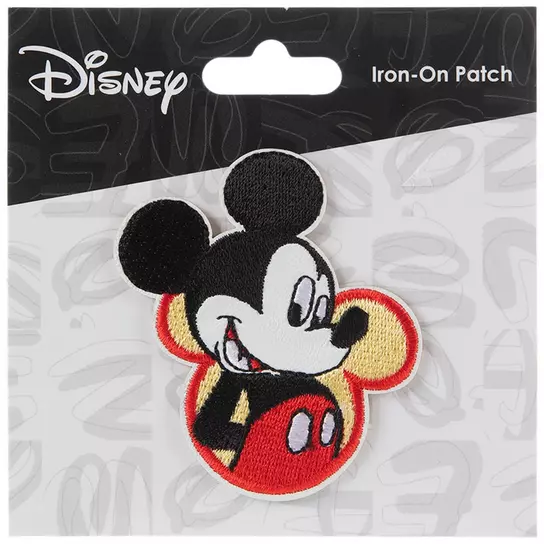 Apprêt mercerie 1 grand patch thermocollant Mickey ref 123