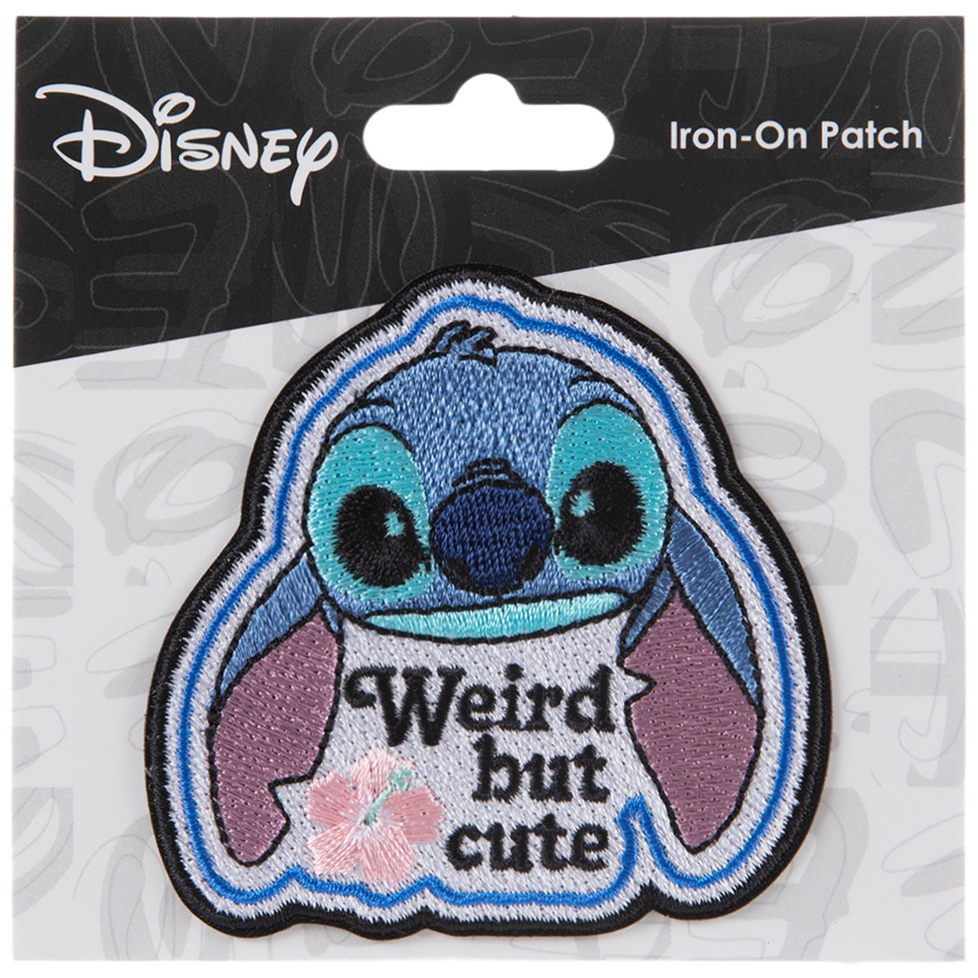 Lilo & Stitch Weird But Cute Iron-On Patch