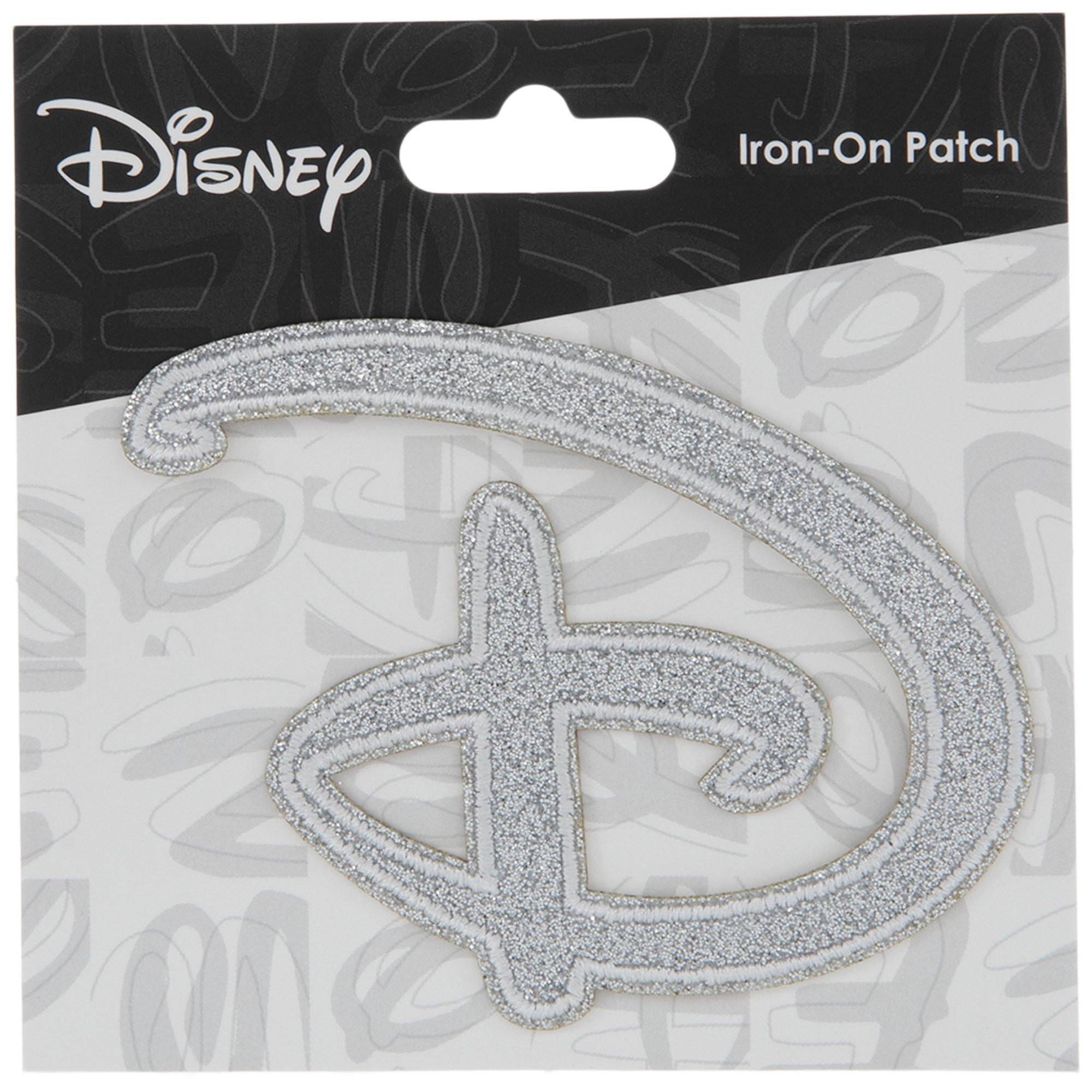 Silver Glitter Disney Logo IronOn Applique Hobby Lobby 2061166