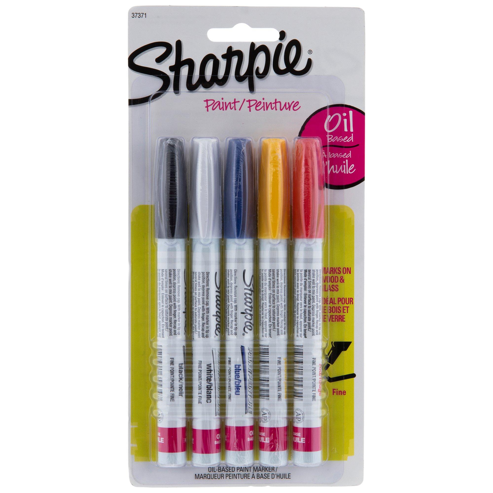 Sharpie Fine Point Oil Based Paint Markers 5 Piece Set Hobby Lobby