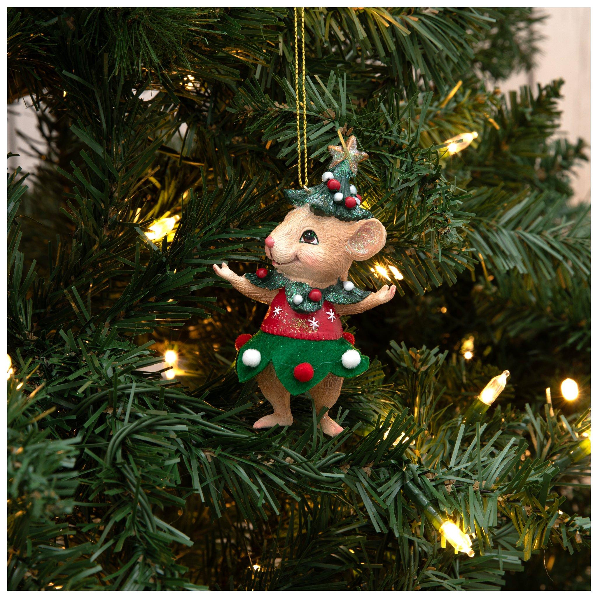 Christmas Tree Mouse Ornament view 1