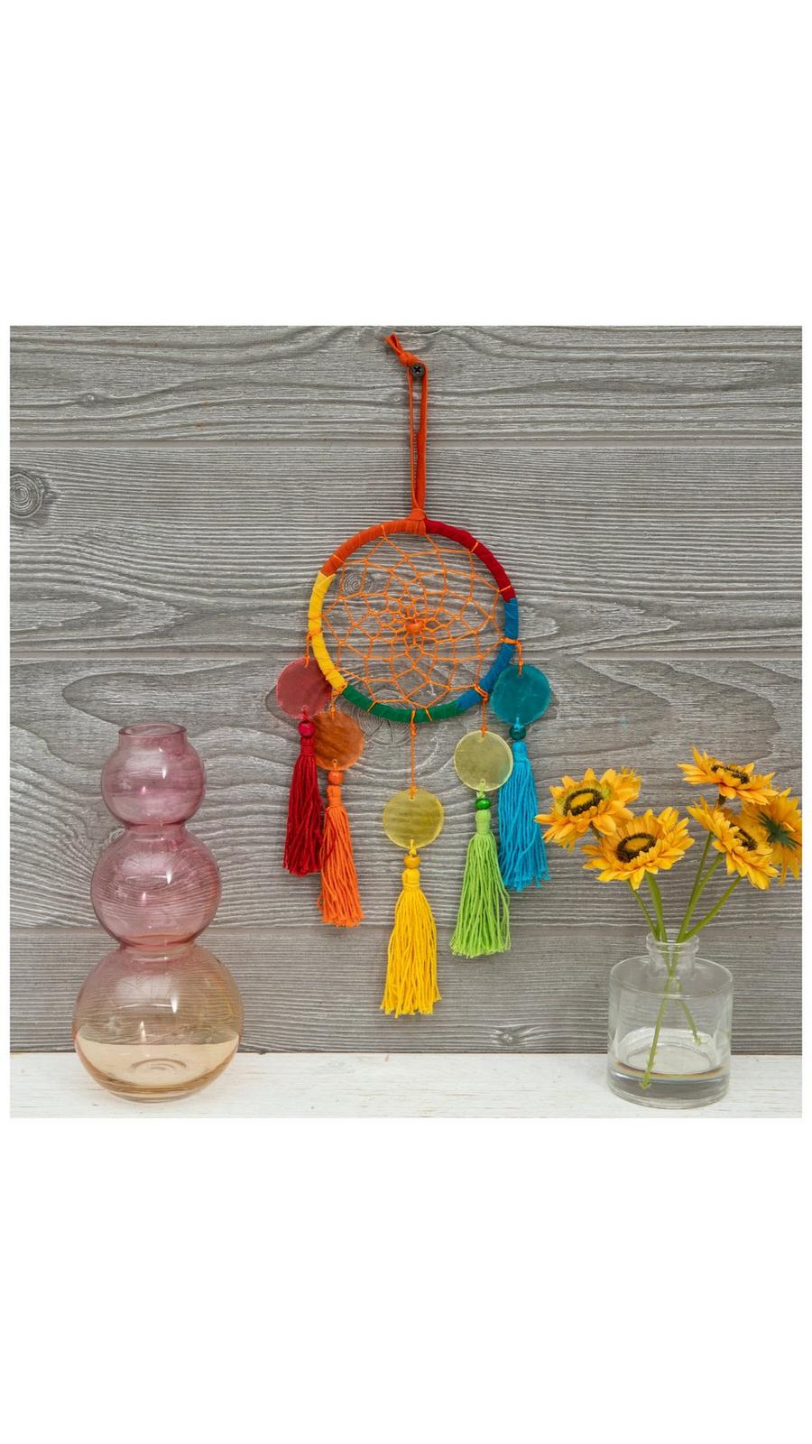 Rainbow Capiz Dreamcatcher | Hobby Lobby | 2061885