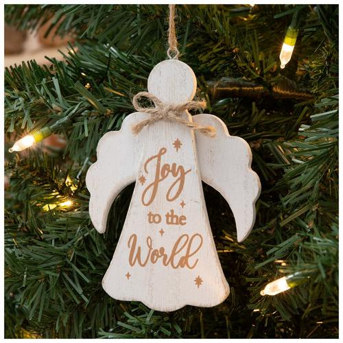 Joy To The World Angel Ornament