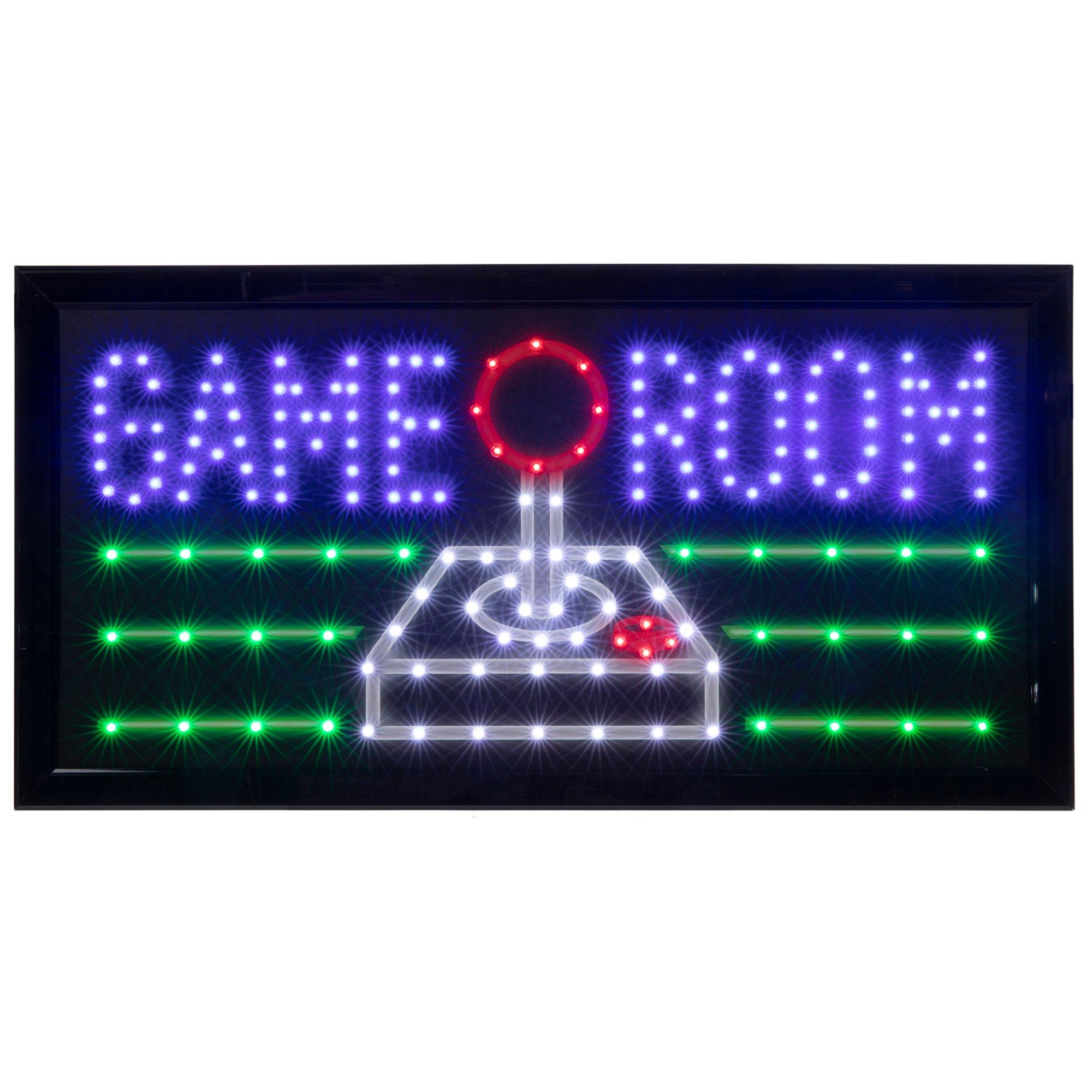 Gaming Artcustom Led Neon Sign Wall Lamp For Gaming Room - Dimmable Wooden  Decor