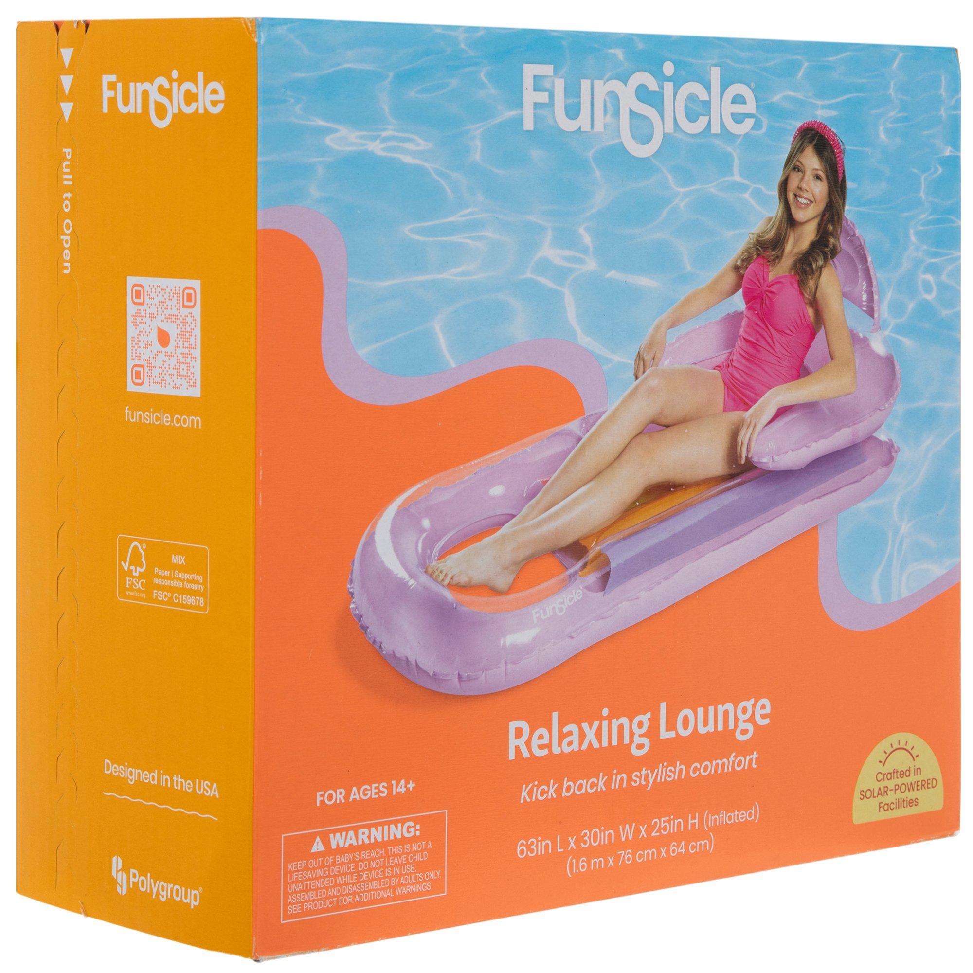Funsicle Relaxing Lounge Pool Float
