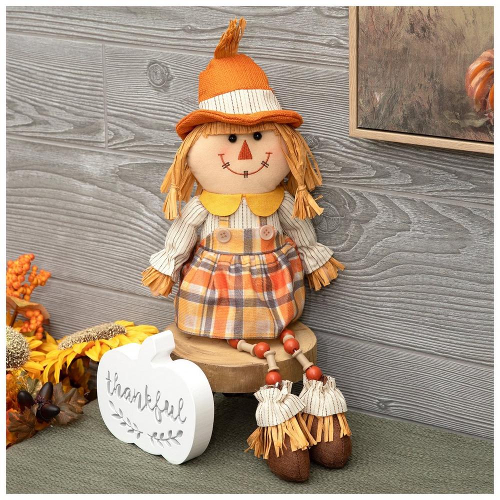 Striped Beaded Scarecrow Shelf Sitter | Hobby Lobby | 206320428