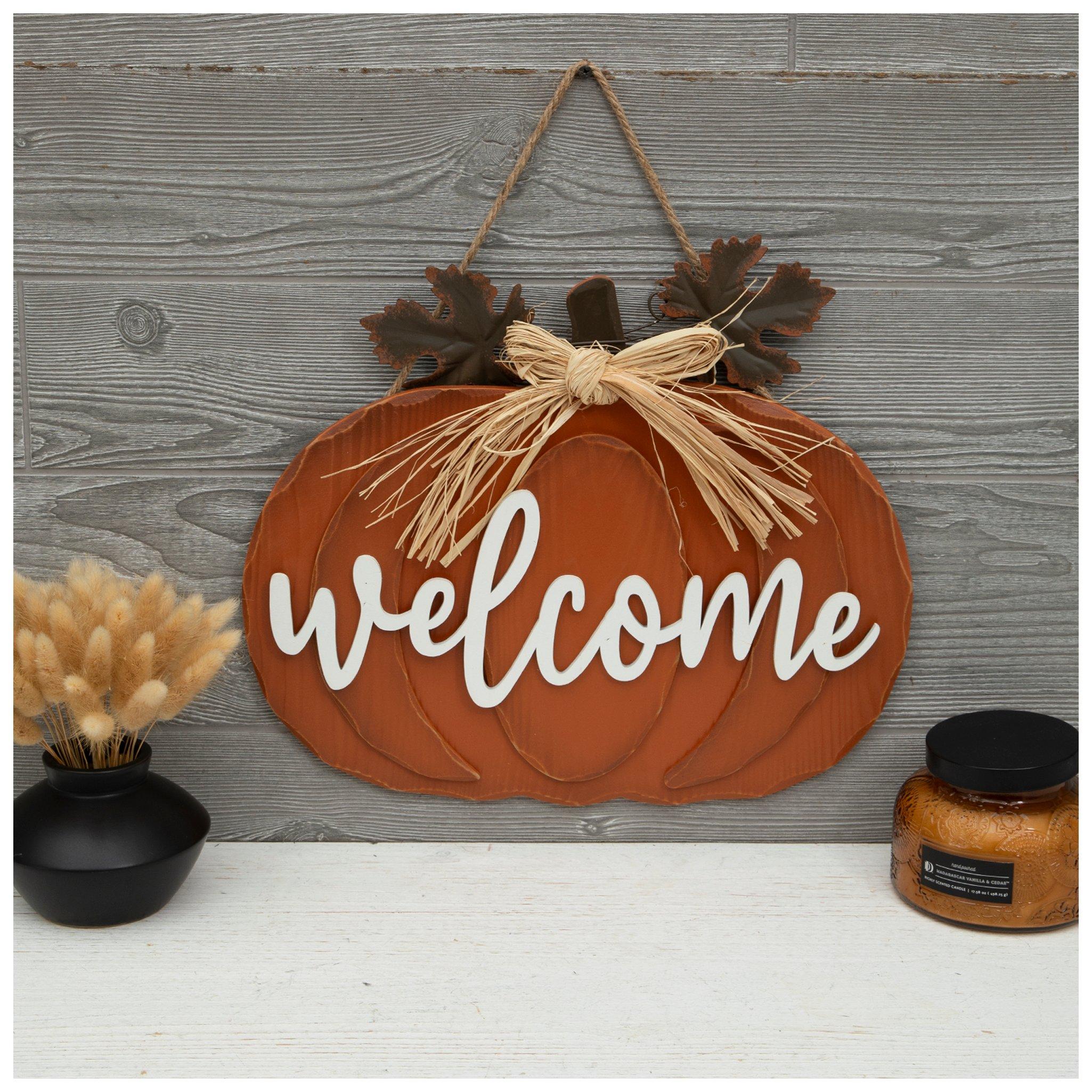 Welcome Pumpkins Doormat
