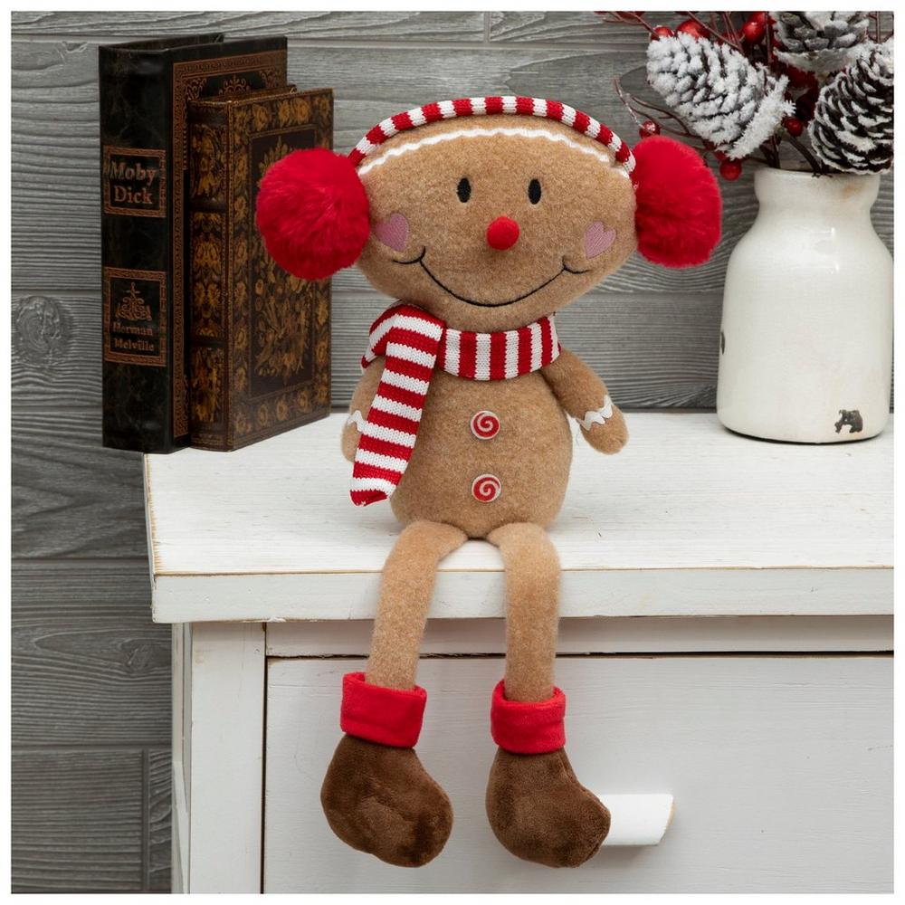 Earmuff Gingerbread Cookie Shelf Sitter | Hobby Lobby | 206350466