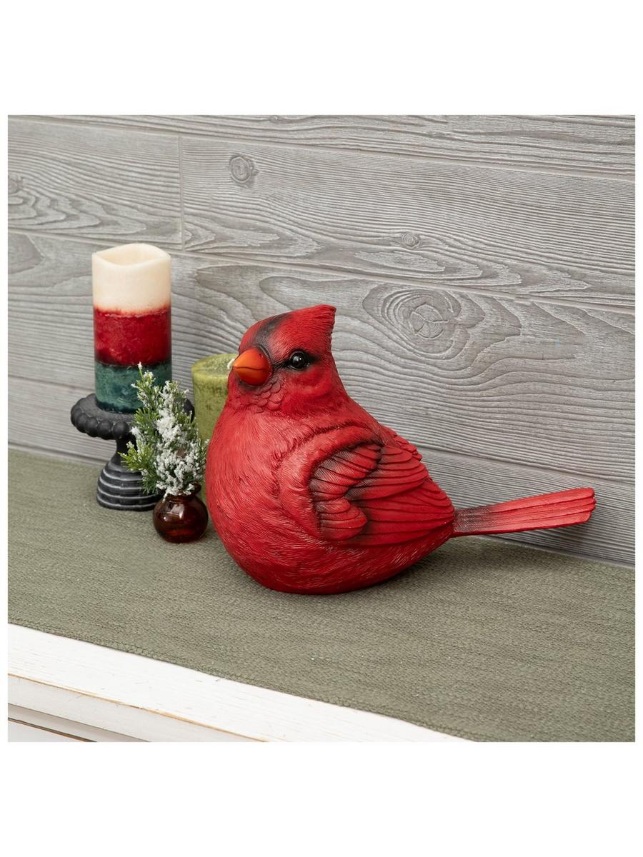 Large Cardinal Figurine With Tail Facing Left | Hobby Lobby