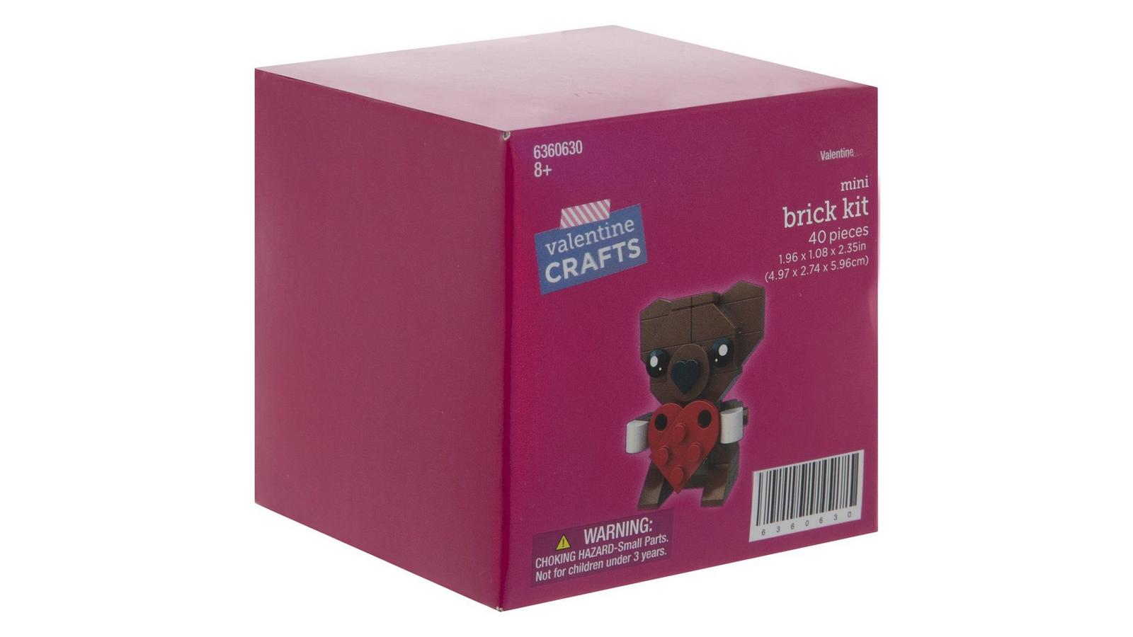 Bear & Heart Mini Brick Kit | Hobby Lobby | 206360630