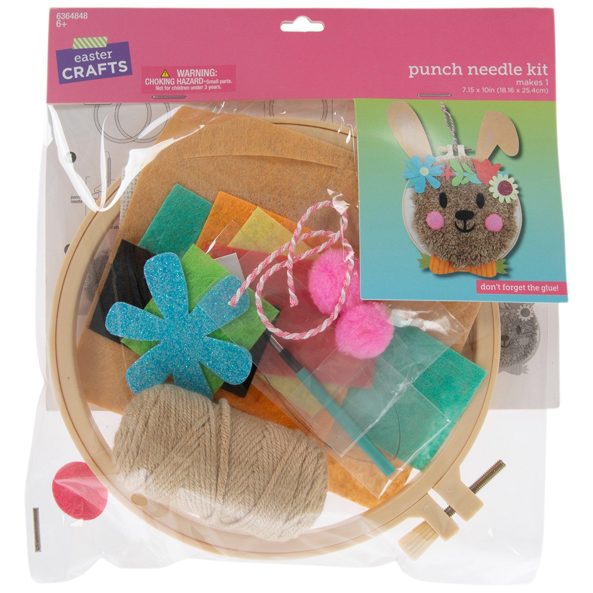 Fluffy Bunny Punch Needle Kit | Hobby Lobby | 206364848