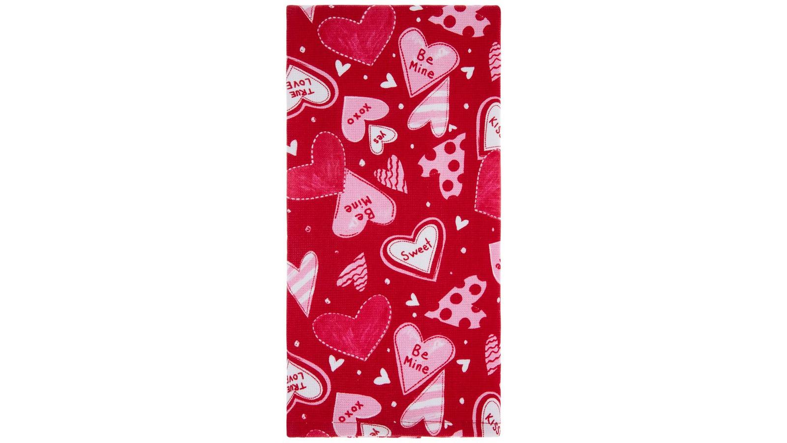 Red Sweethearts Kitchen Towel | Hobby Lobby | 206366074
