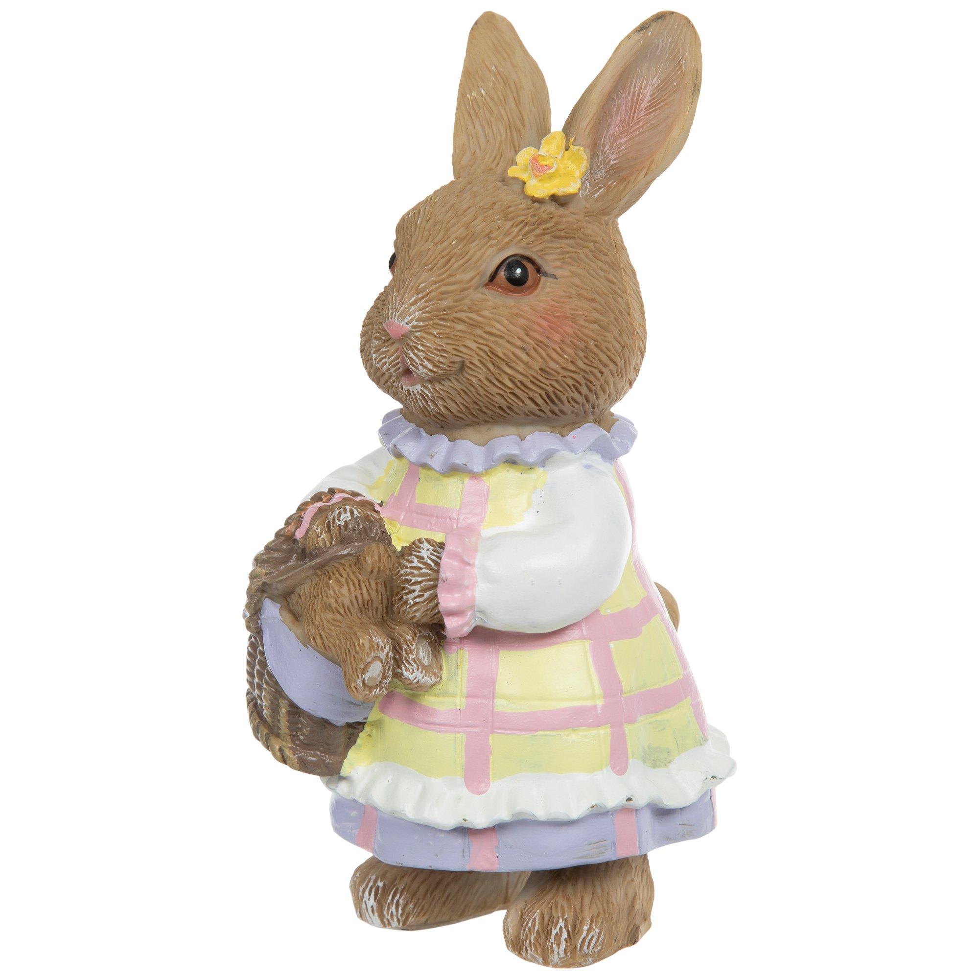 Bunny With Basket Figurine | Hobby Lobby | 206371751