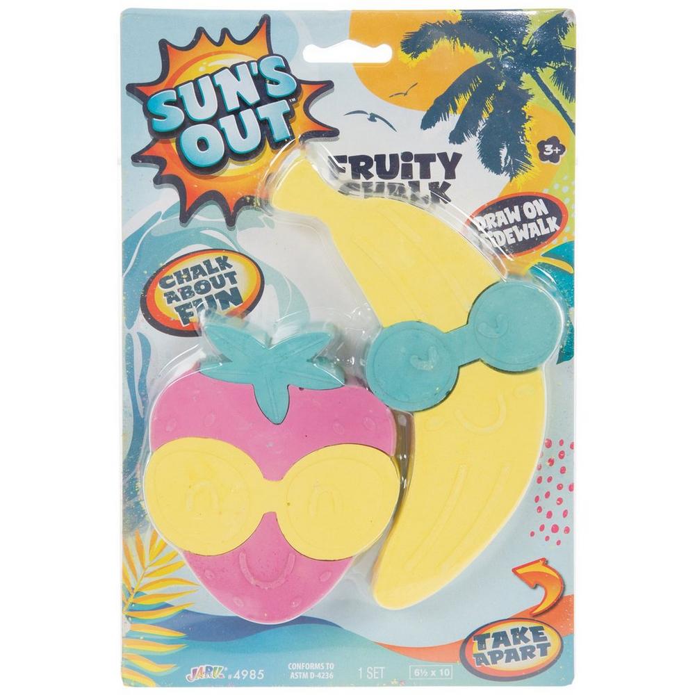 Yoosh★BEACHEDDAYS★TheCommoner Banana & Strawberry Sidewalk Chalk | Hobby Lobby | 206382881