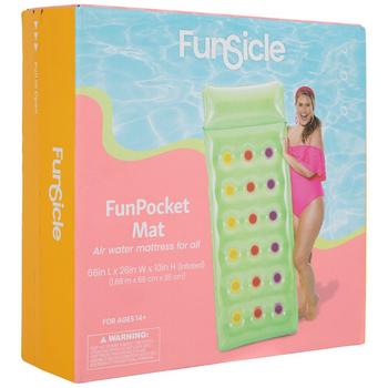 Green - FunSicle FunPocket Mat Pool Float
