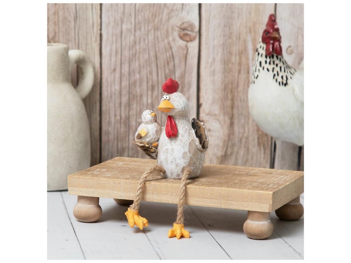 Rooster Holding Baby Chick Shelf Sitter | Hobby Lobby | 206389126