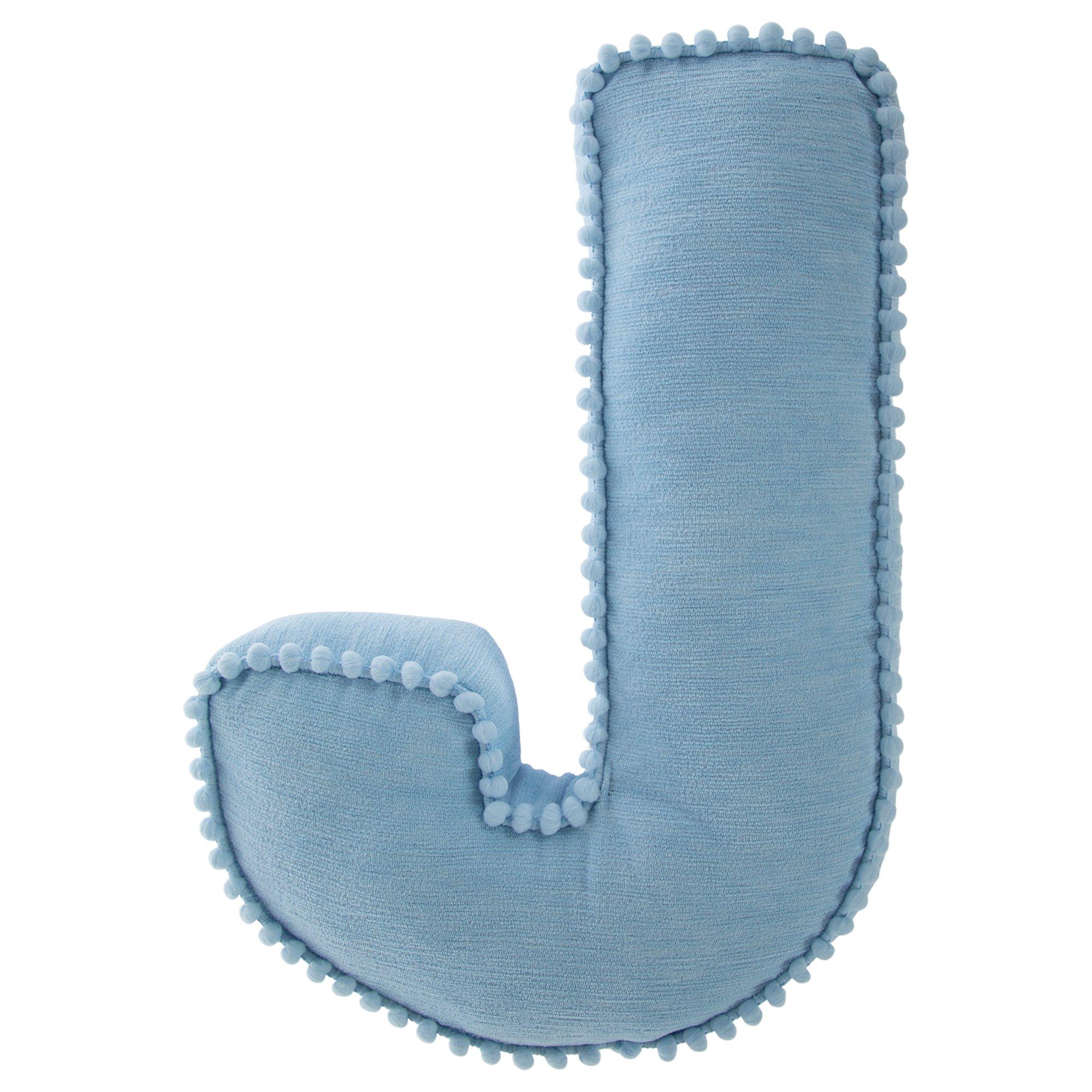 Letter Pom Pom Pillow