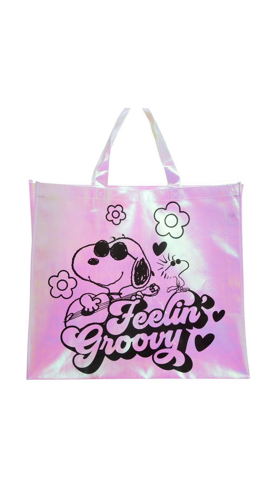 Iridescent Snoopy & Woodstock Tote Bag | Hobby Lobby | 206396709