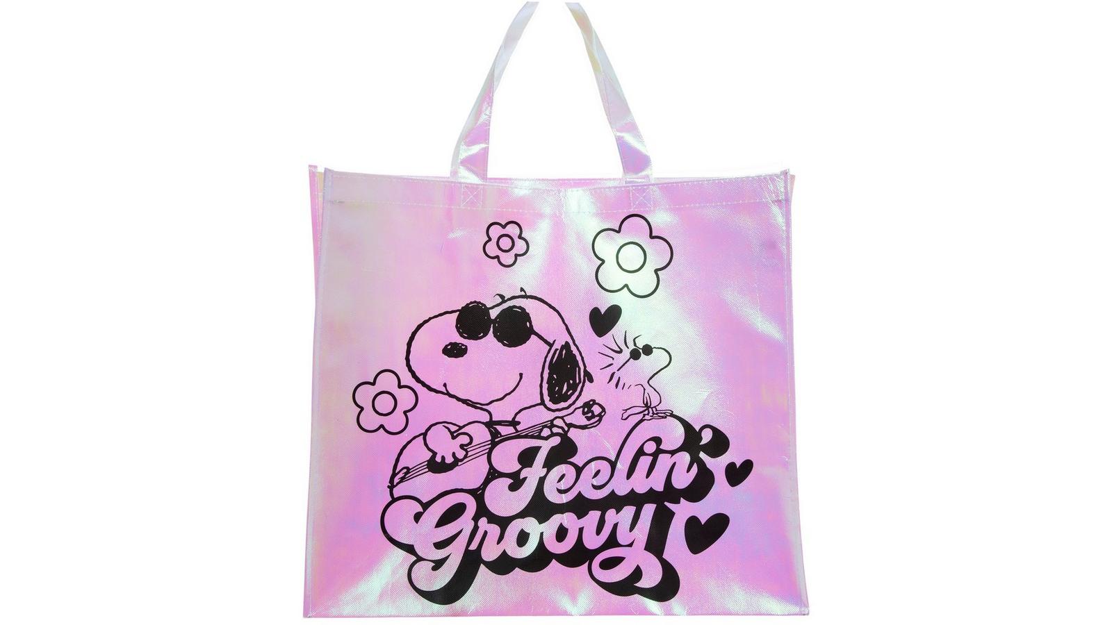 Iridescent Snoopy & Woodstock Tote Bag | Hobby Lobby | 206396709