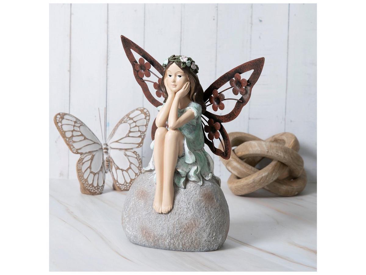 Fairy Sitting On Rock Garden Statue | Hobby Lobby | 206401087