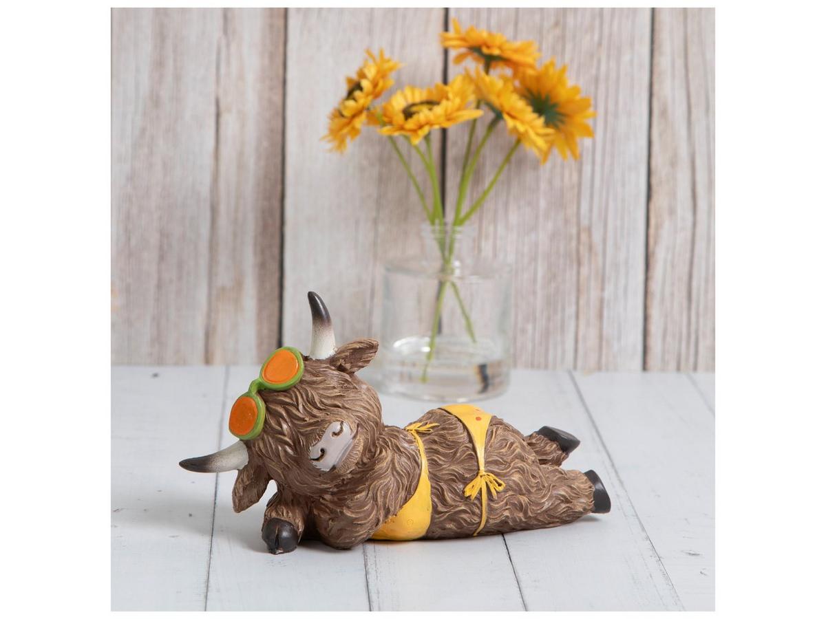 Highland Cow In Swimsuit Figurine | Hobby Lobby | 206402903