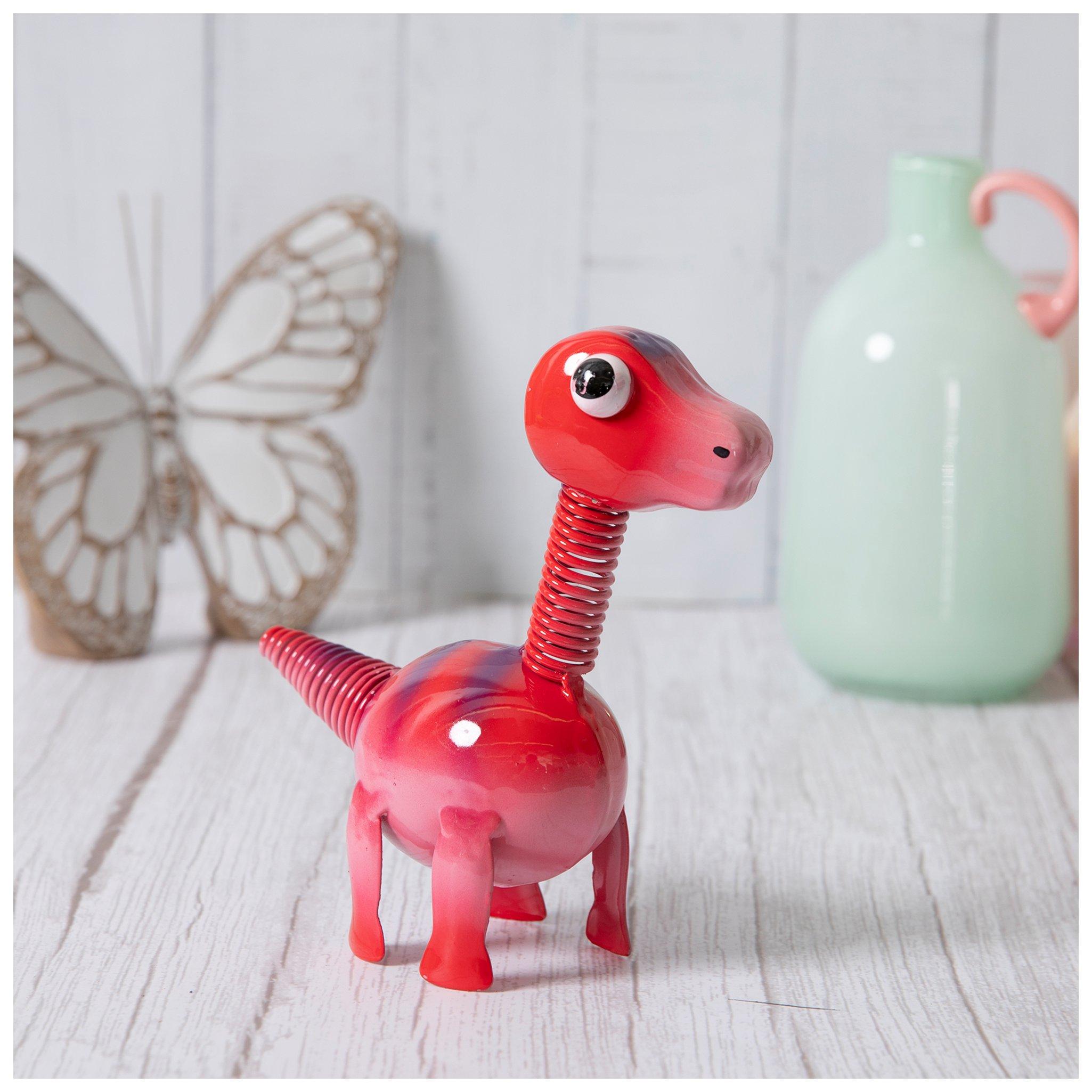 Pink Wobble Head Metal Brontosaurus | Hobby Lobby | 206403737