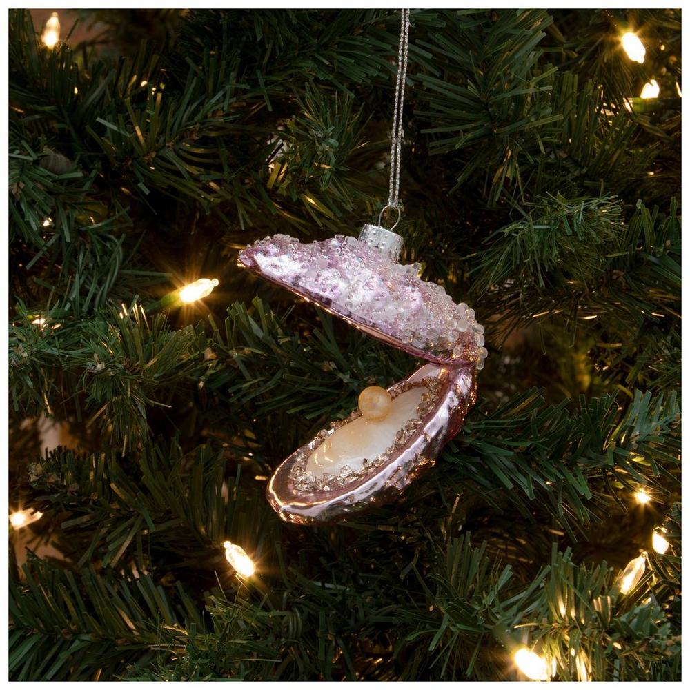 Pink Beaded Oyster Ornament | Hobby Lobby | 206431746