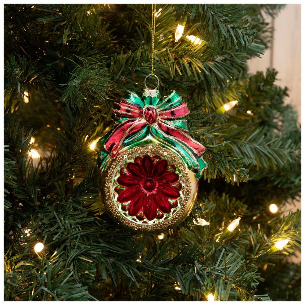 Red Concave Flower Vintage Ornament | Hobby Lobby | 206433494
