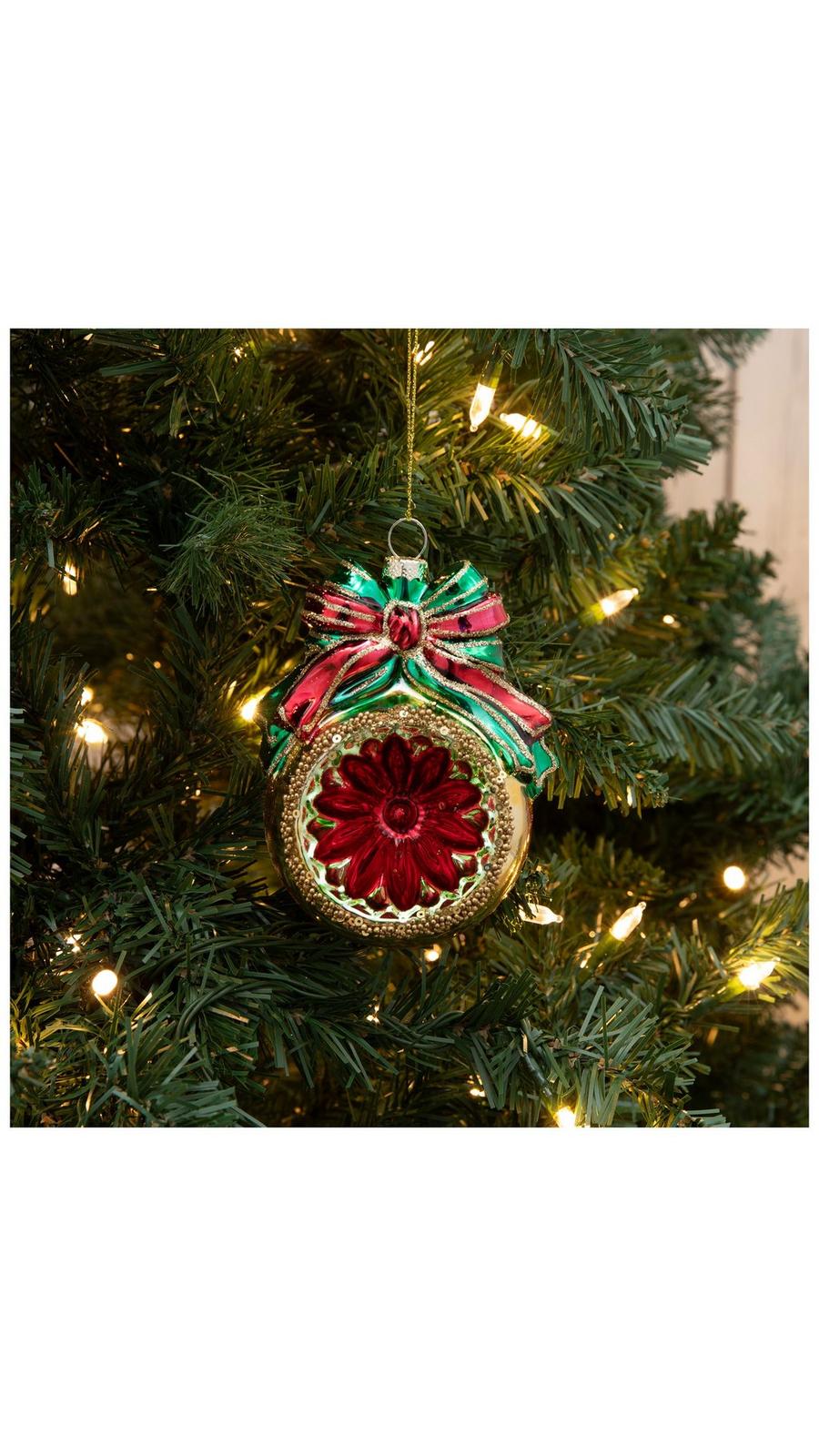 Red Concave Flower Vintage Ornament | Hobby Lobby | 206433494
