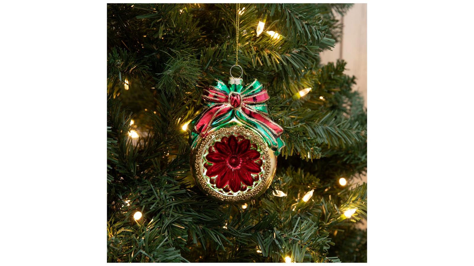 Red Concave Flower Vintage Ornament | Hobby Lobby | 206433494
