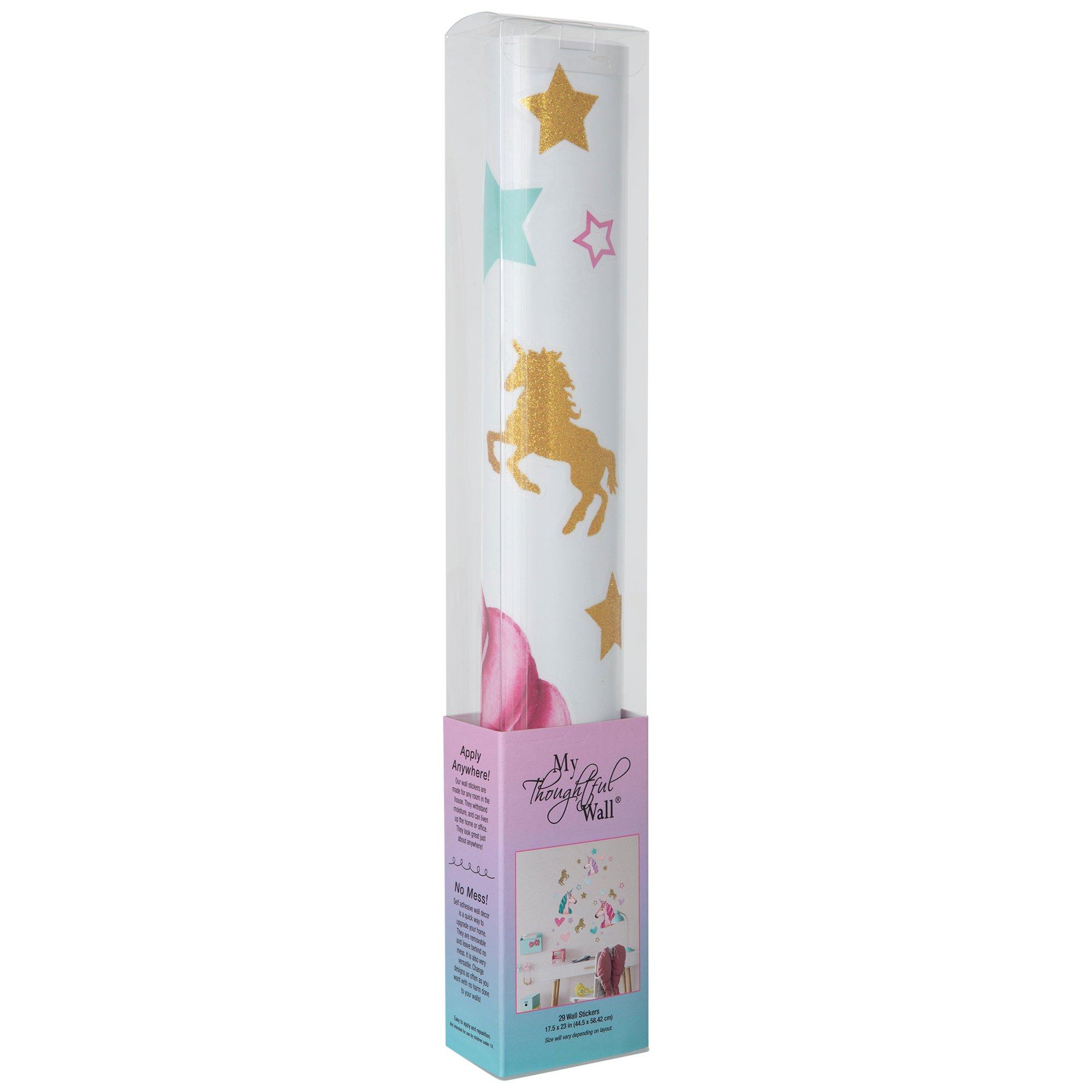 Unicorns, Hearts & Stars Adhesive Wall Art Hobby Lobby 2064806