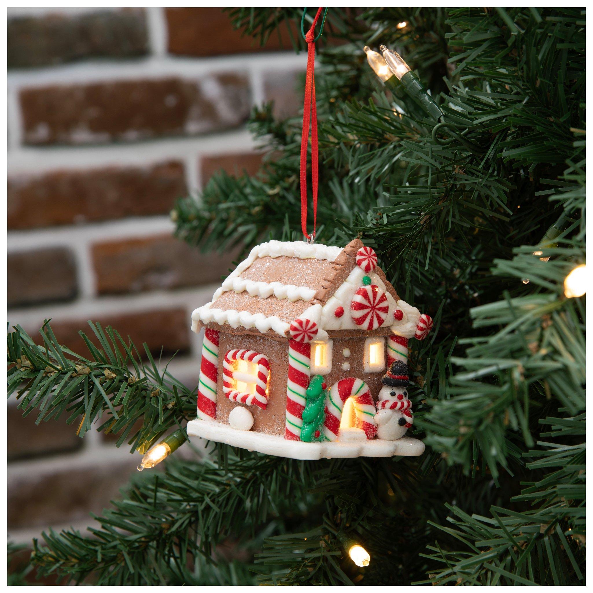 Peppermint Gingerbread House LED Ornament | Hobby Lobby | 206548606