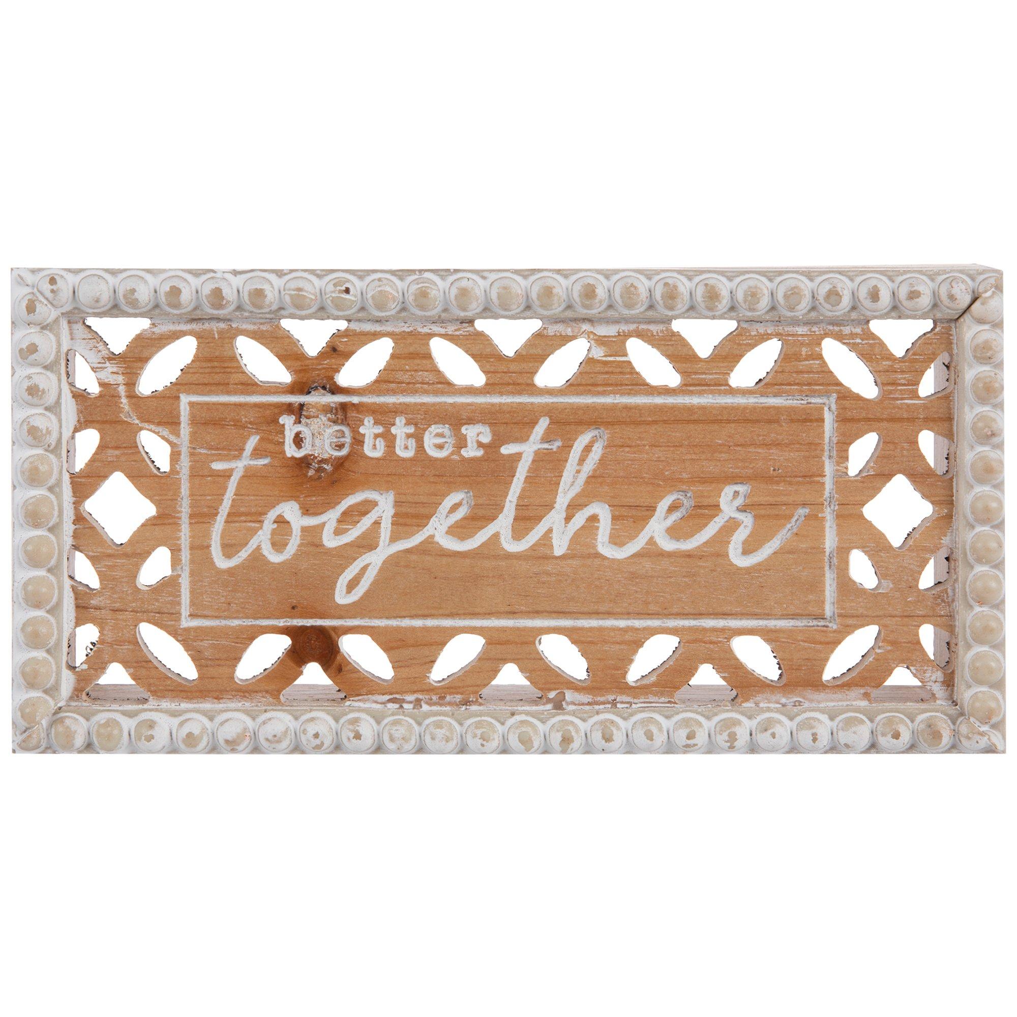 Better Together Beaded Wood Decor Hobby Lobby 2065670