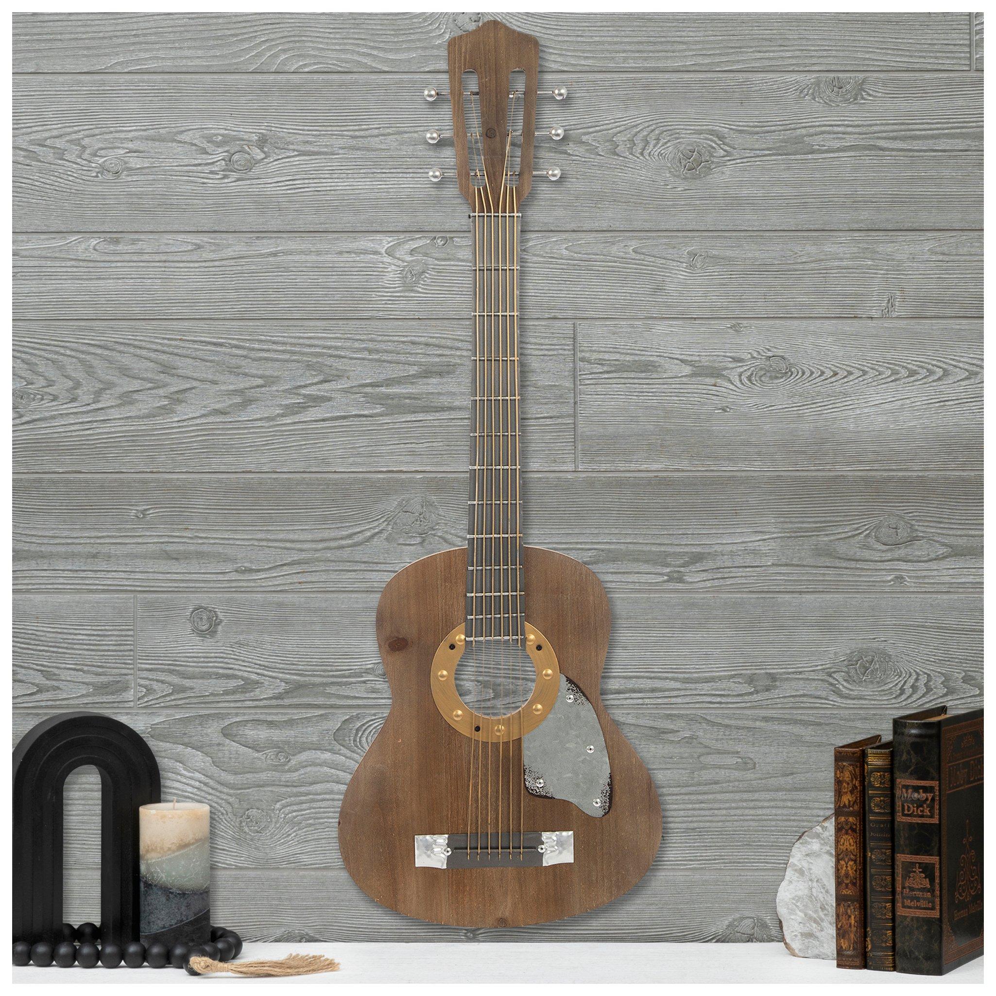 Loog Guitar VI/6-String Wall Hanger, Minimalist Design, Birch Wood