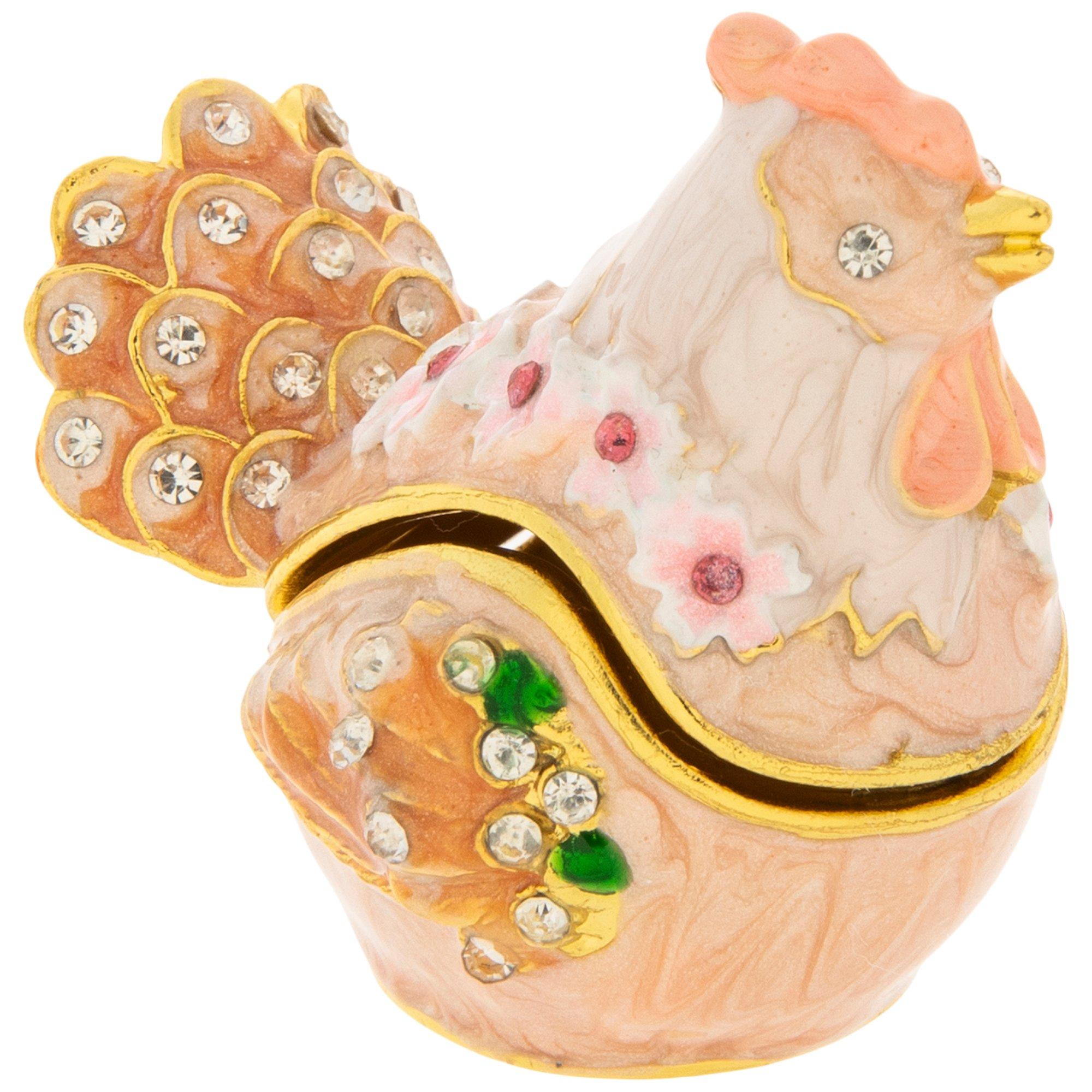 Pink Chicken Rhinestone Jewelry Box Hobby Lobby 2066629