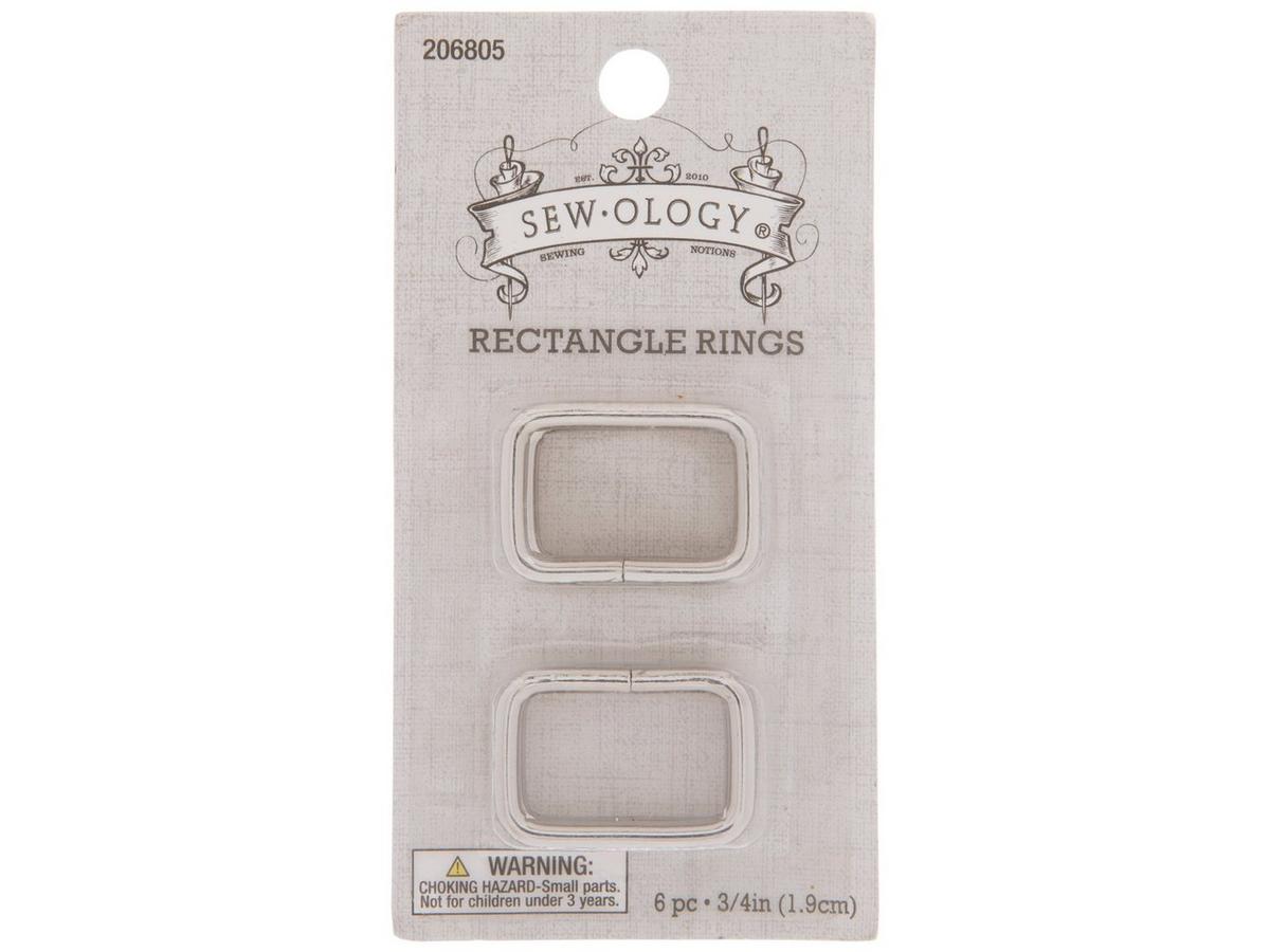 Nickel Rectangle Rings | Hobby Lobby | 206805