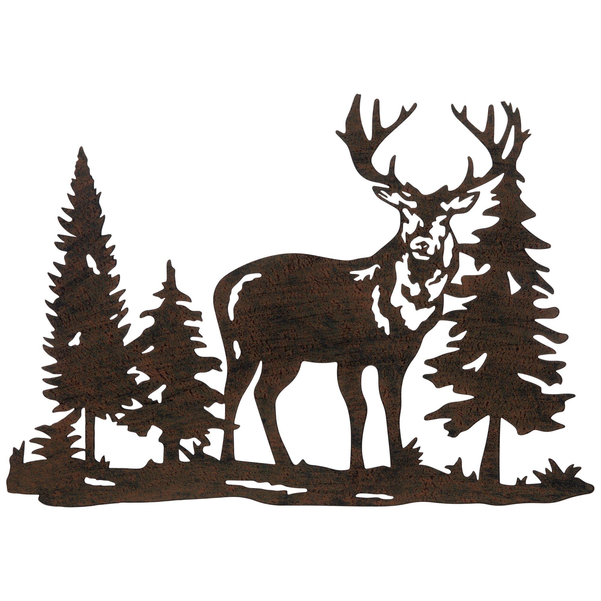 Brown Deer In Trees Metal Wall Decor | Hobby Lobby | 2070811