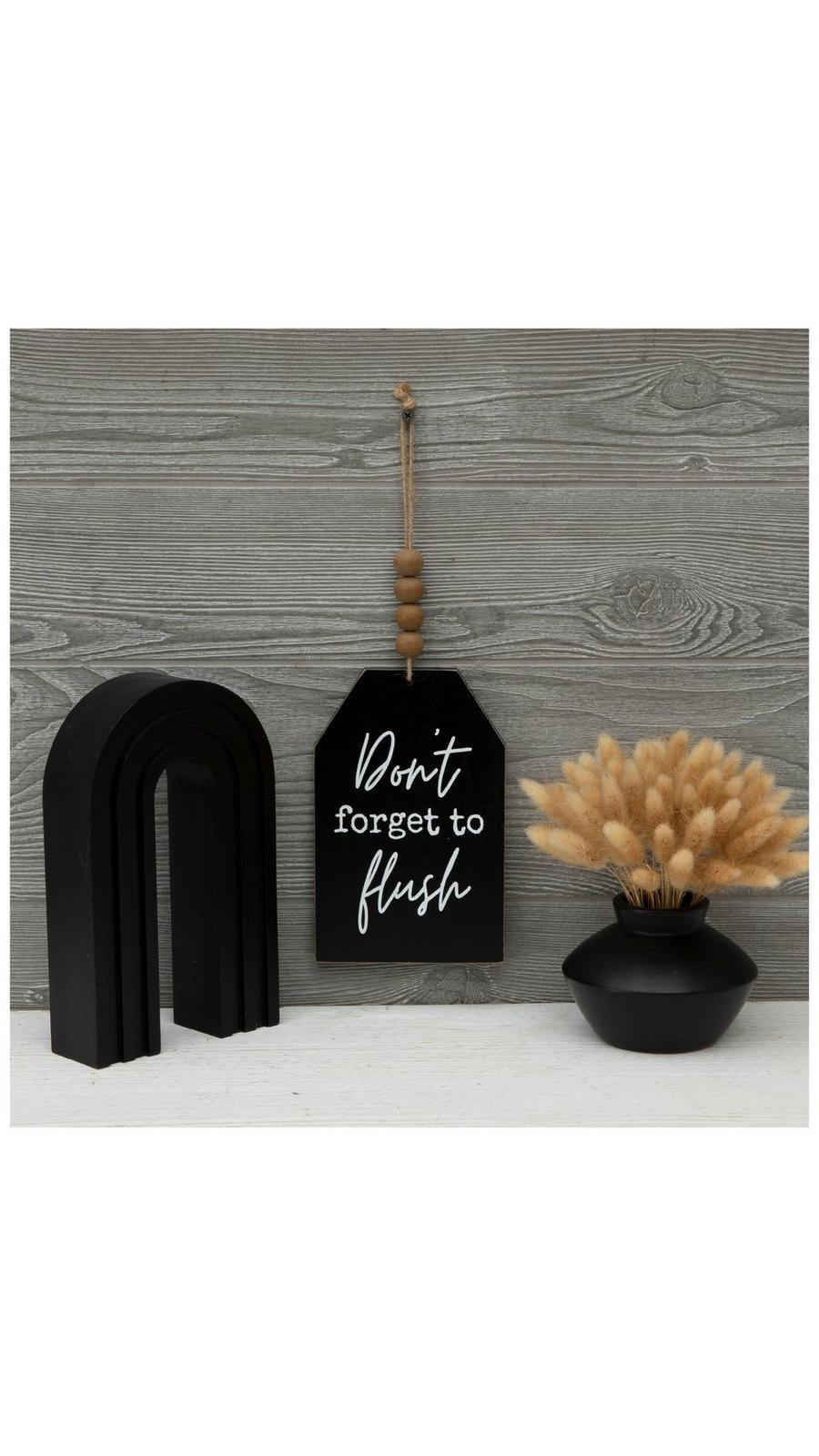 Don't Forget To Flush Wood Wall Decor | Hobby Lobby | 2071074