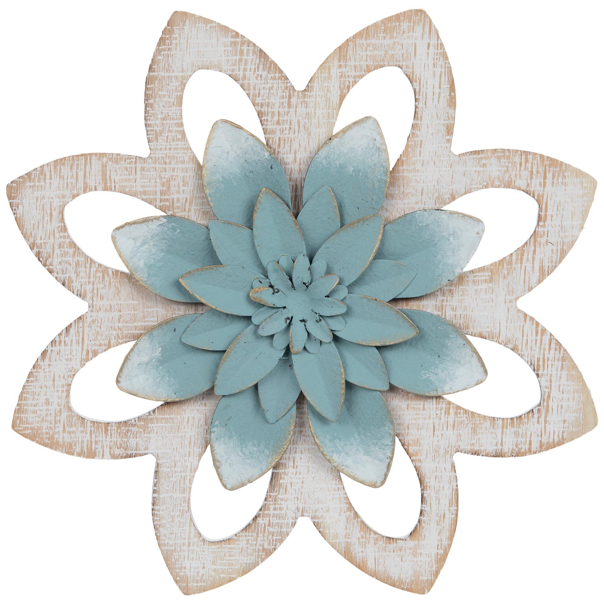 Blue Layered Flower Wood Wall Decor Hobby Lobby 2071397