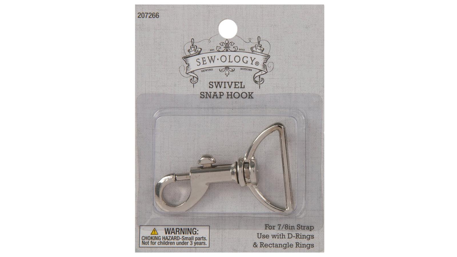 Nickel Swivel Hook Fastener - 7/8
