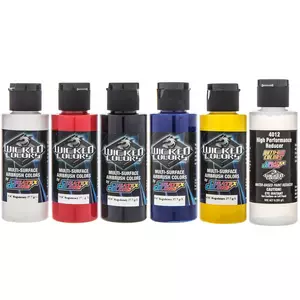54 Color Acrylic Airbrush Paint Set - Opaque, Transparent, Pearl and  Fluorescent Colors, 54 Acrylic Set - Kroger