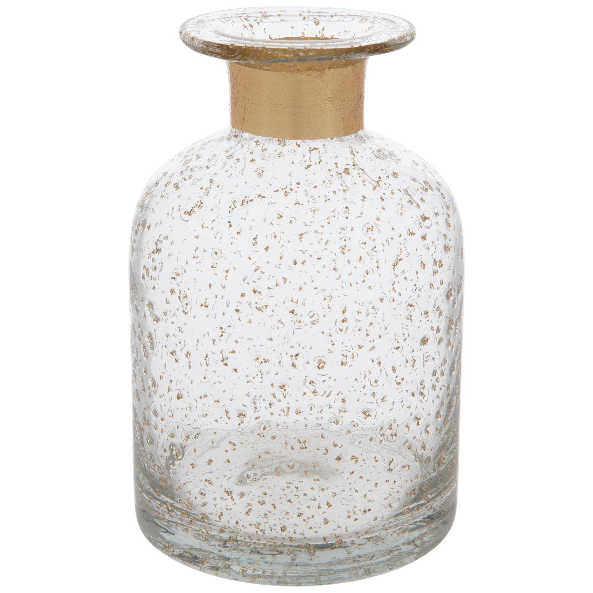 Gold Speckled Vase With Metallic Neck Hobby Lobby 2073211