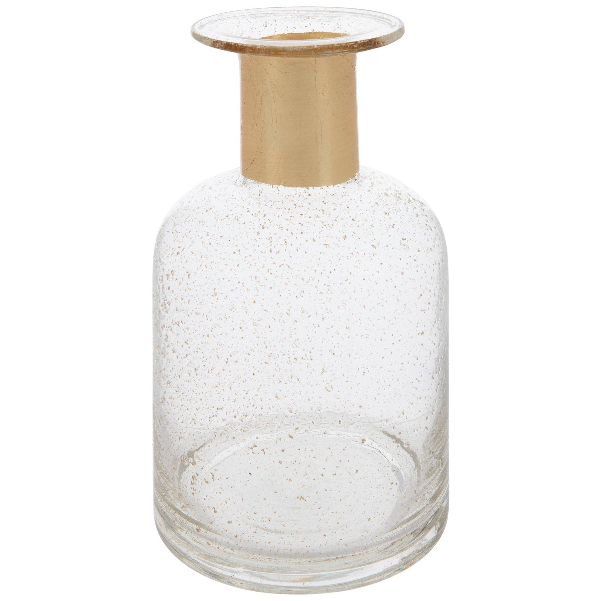 Gold Speckled Vase With Metallic Neck Hobby Lobby 2073229