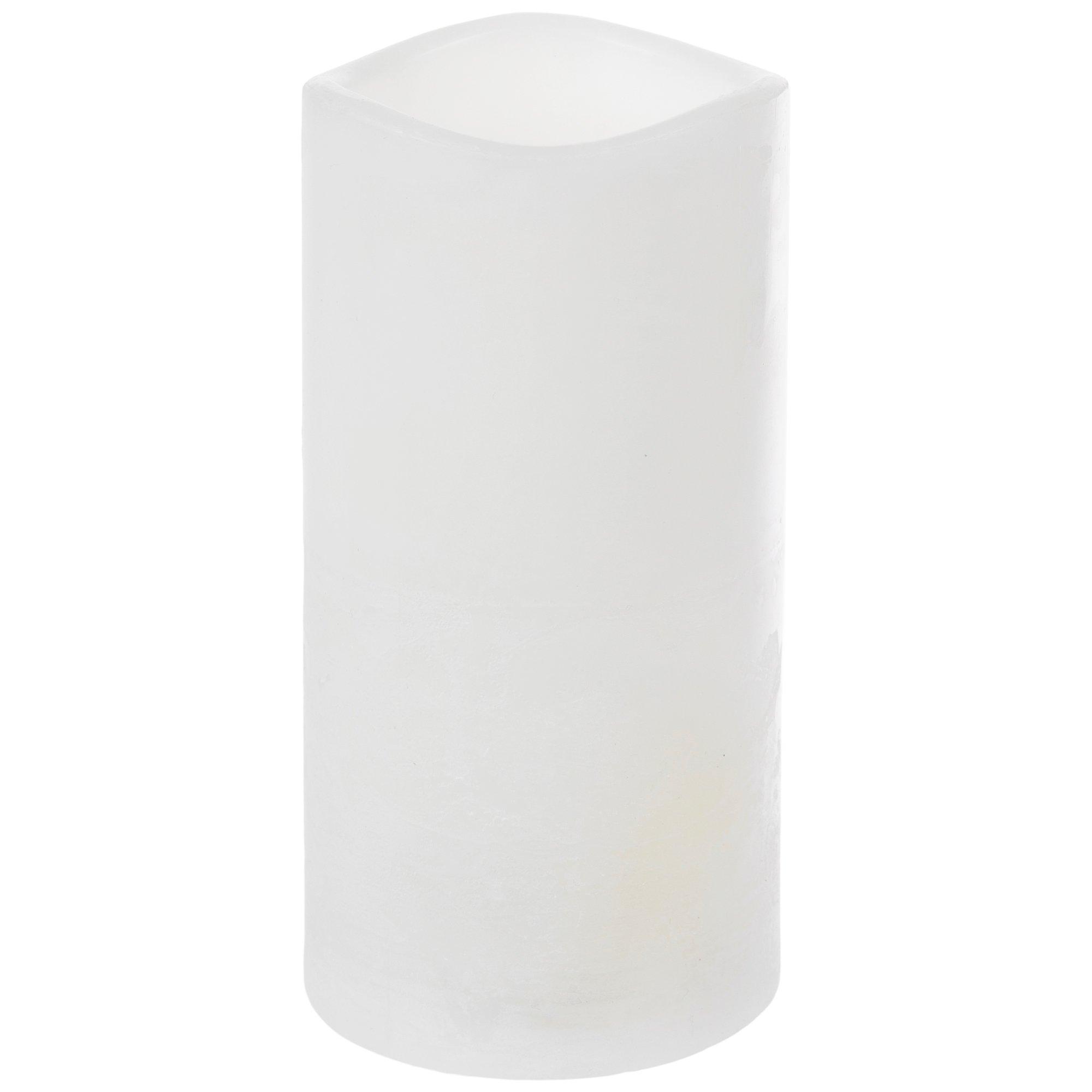 White Layered LED Pillar Candle | Hobby Lobby | 2073518