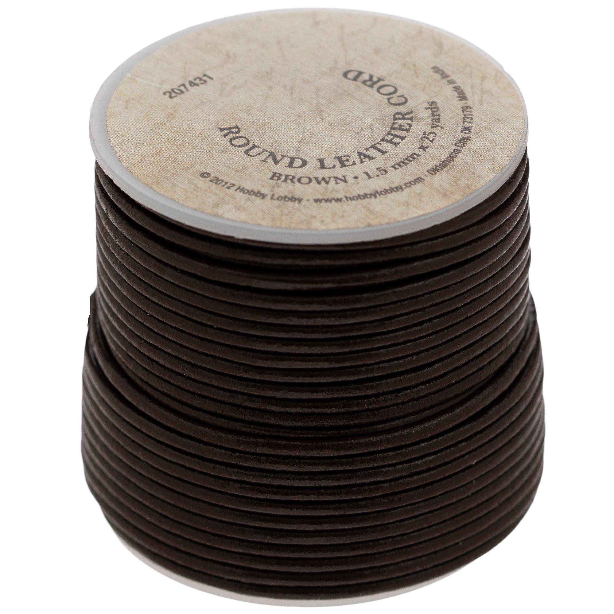 Round Leather Cord Spool Hobby Lobby 207431