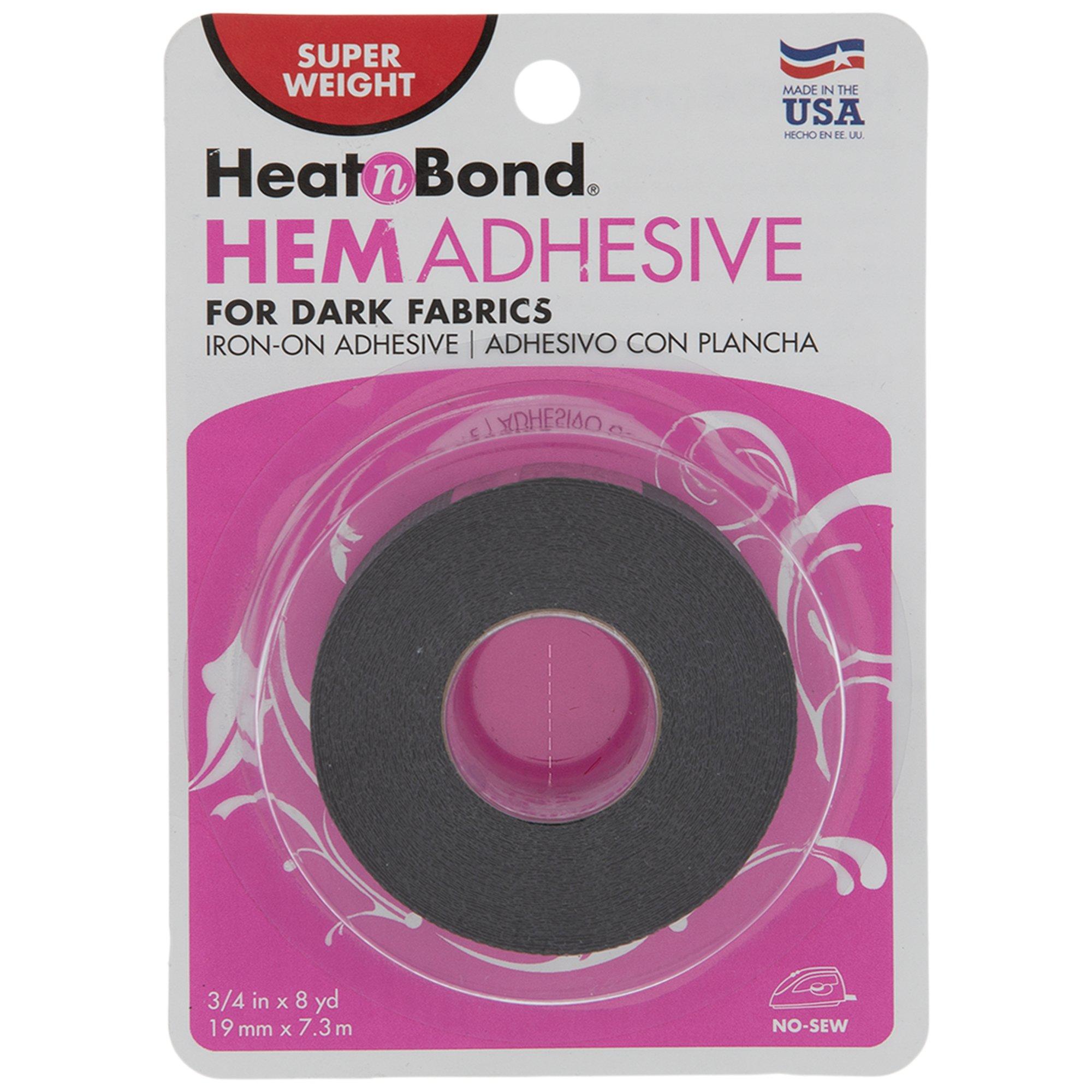 Iron on Adhesive Heat N Bond Hem No Sew Hemming Tape for Light