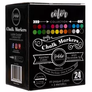 Assorted Chalk Markers - 24 Piece Set