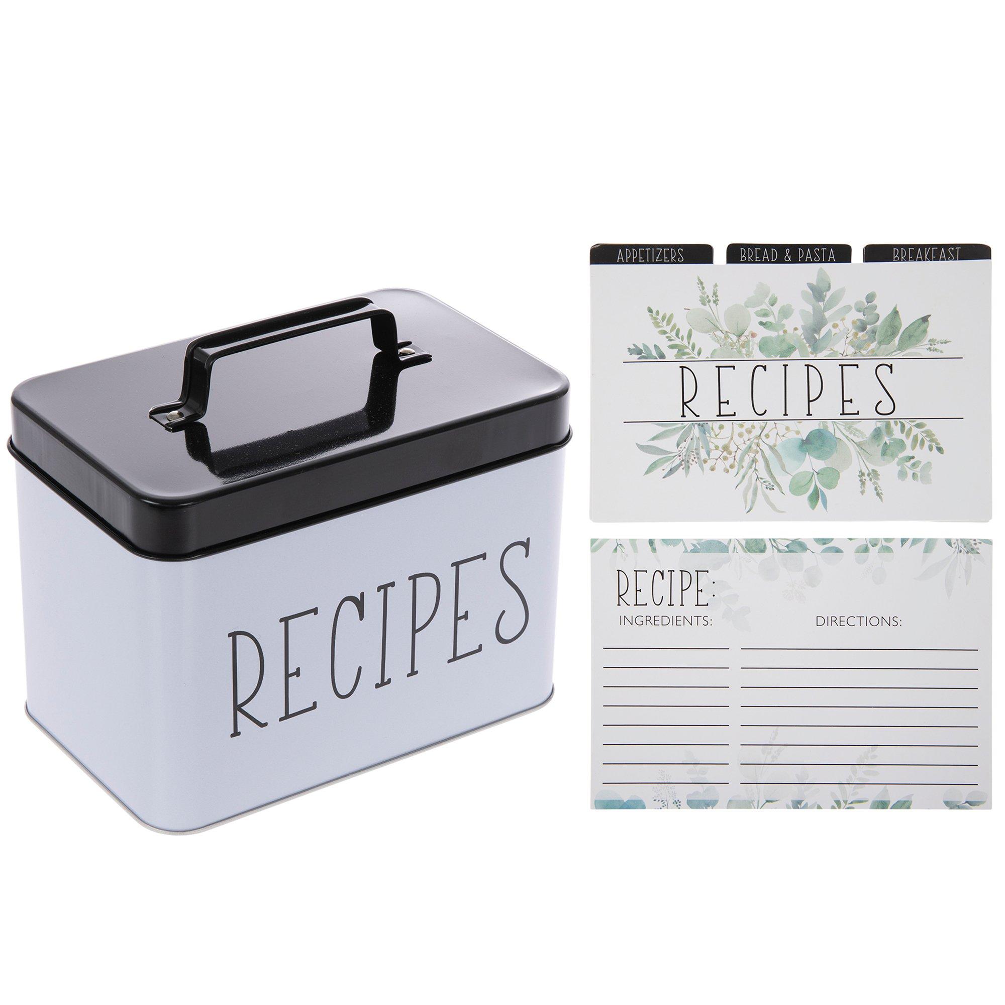 Recipe Dividers  Recipe card boxes, Recipe box diy, Recipe box dividers