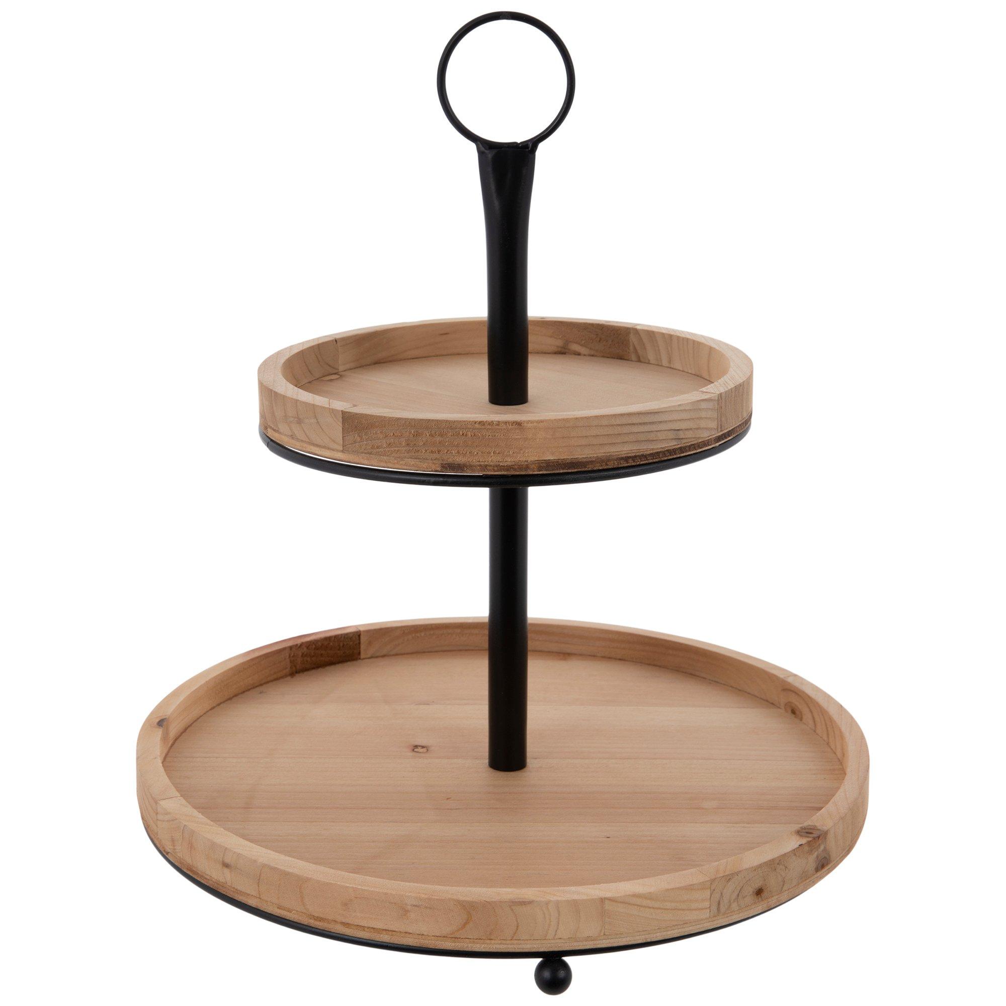 TwoTiered Wood Tray Hobby Lobby 2076917