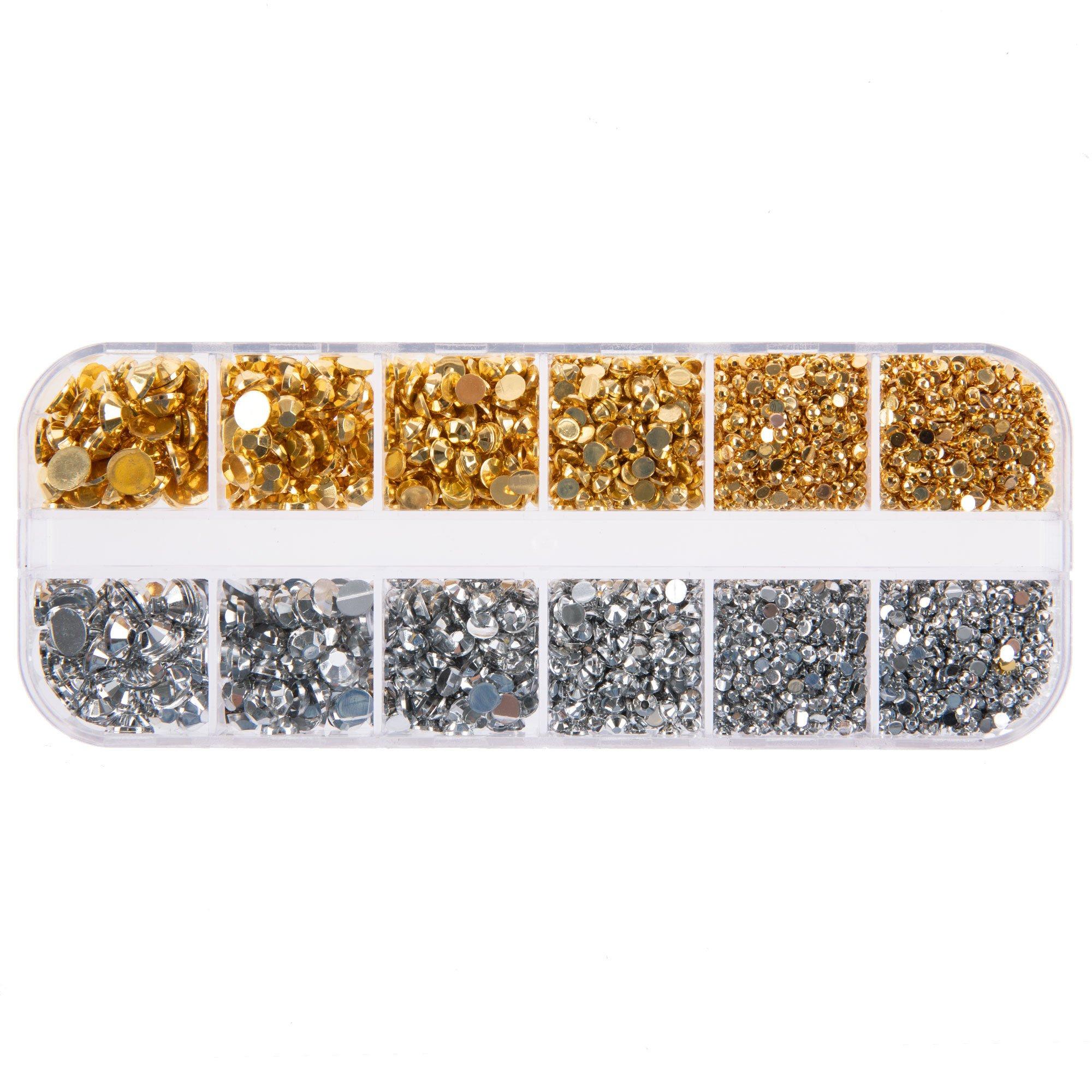 Metallic Faceted Rhinestones